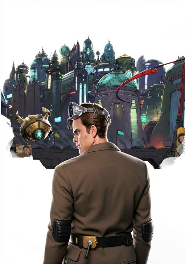 Steampunk Graphic Novel Jackrabbit - Dystopian Teen Adventure-0
