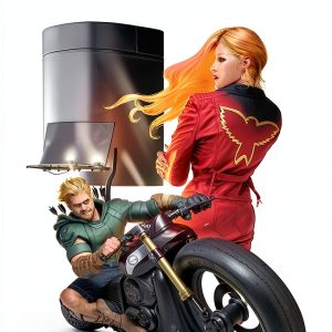Green Arrow Illustrated Kindle Comic DC Superhero Graphic Novel-0