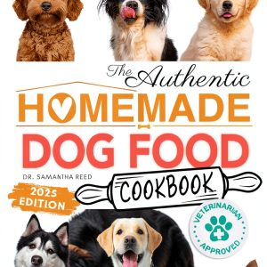Healthy Homemade Dog Food Cookbook by Paws & Plates – 144 Page-0