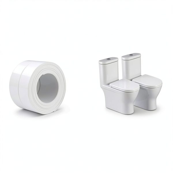 Caulk Tape BLUEJUNWEI Toilet Seal Strip Waterproof 1.5in x 10.5ft-7