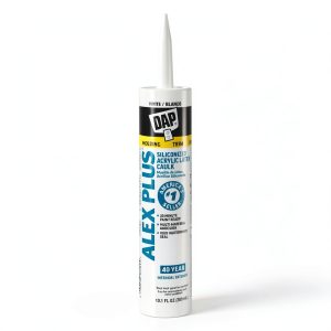 DAP INC 18152 White Alex Plus Acrylic Latex Caulk 10.1oz-0