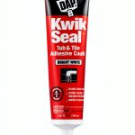 Caulk KwikSeal White 5.5oz Adhesive Caulk by DAP Fast Bond Sealant-0