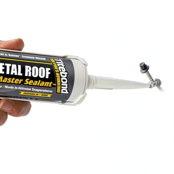 Titebond WeatherMaster Metal Roof Sealant 62611 Silver 9.5 fl oz-7