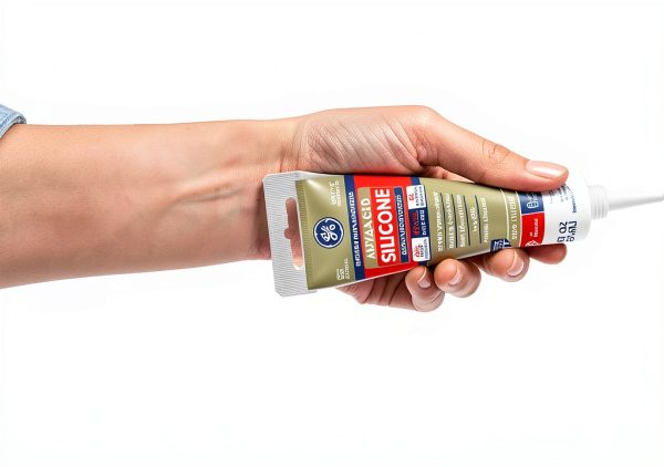 GE Advanced Silicone Waterproof Kitchen & Bath Sealant 2.8oz Clear-7