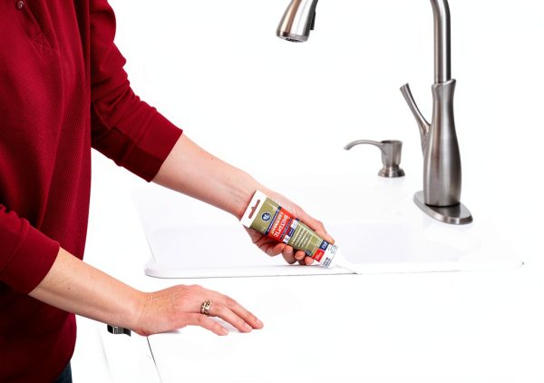 GE Advanced Silicone Waterproof Kitchen & Bath Sealant 2.8oz Clear-6