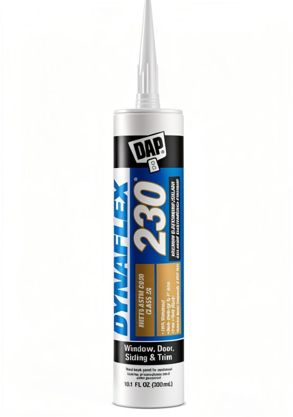 DAP Dynaflex 230 Pro Elastomeric Sealant, White WT099, 10.1 Oz-0