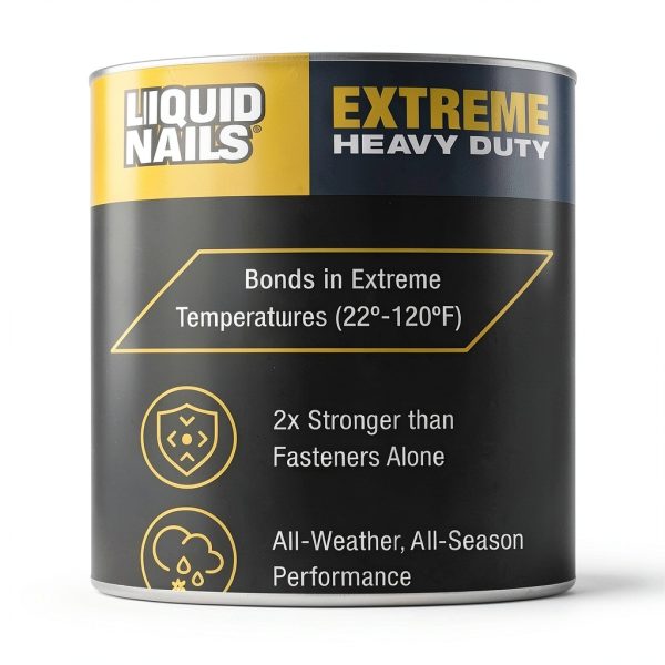 Liquid Nails 414607 LN-907 Heavy Duty Adhesive 10 oz White-2