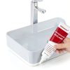 Globalcom Advanced Silicone Caulk for Kitchen & Bathroom - 100% Waterproof Silicone Sealant for Interior and Exterior Use, Stronger Adhesion, Shrink & Crack Proof - 5.3 oz White-1