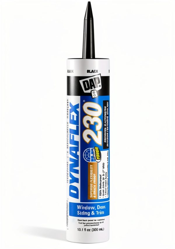 DAP Dynaflex 230 Premium Elastomeric Sealant, Black, 10.1 Oz (7079818280)-0