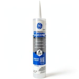 GE All Purpose Silicone Caulk Clear 10oz Cartridge-0