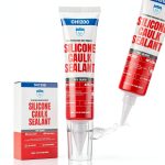 Silicone Caulk GH1200 150ml Waterproof Sealant for Kitchen & Bathroom-0