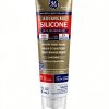 GE Advanced Silicone Kitchen & Bath Sealant Almond 2.8 oz Tube-0